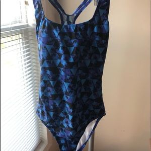 Pattern speedo one piece swimsuit